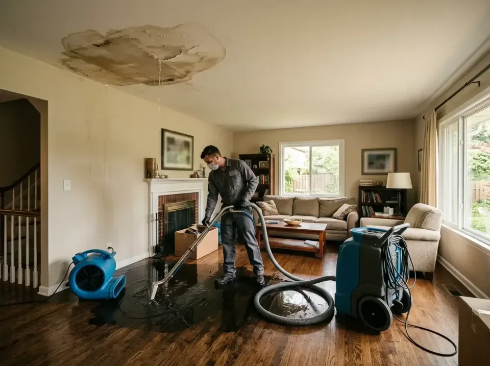 attic-pipe-burst-ceiling-drip-008 — frequently asked questions, Water Damage Restoration & Carpet Care in Scottdale, PA